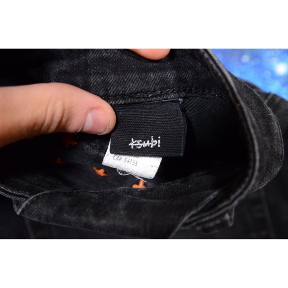 Ksubi Chitch Jeans Men 38x32 Slim Fit Black Denim Blu Bottle Pants Measure 34x31 - Picture 9 of 11